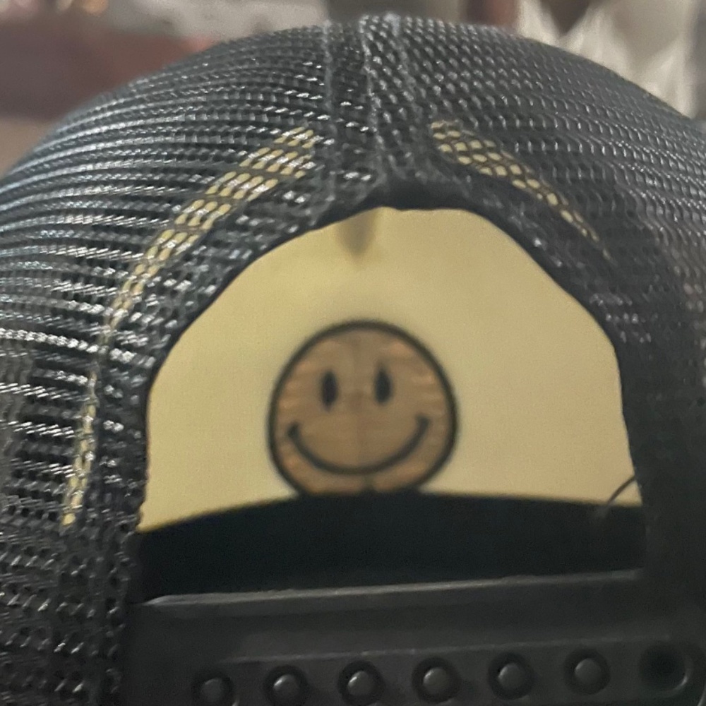 Smiley face trucker ha